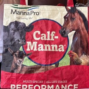 Recycled Reversible Cotton Lined Farm Feed sack totes Unique Christmas Gift